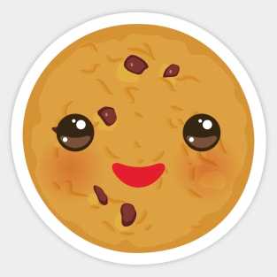 Chocolate chip cookie freshly baked (2) Sticker